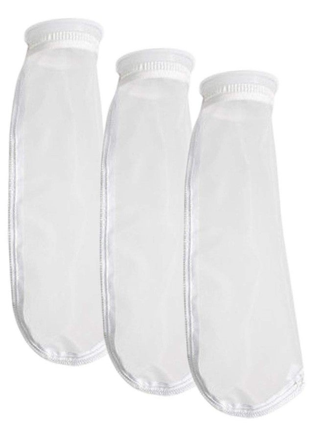 Honritone 4 Inch Nylon Mesh Filter Socks Bag 150 Micron by 14 Inch Long Aquarium Water Sump Filter Bags 3 Pack (150 Micron/um) - Image 1